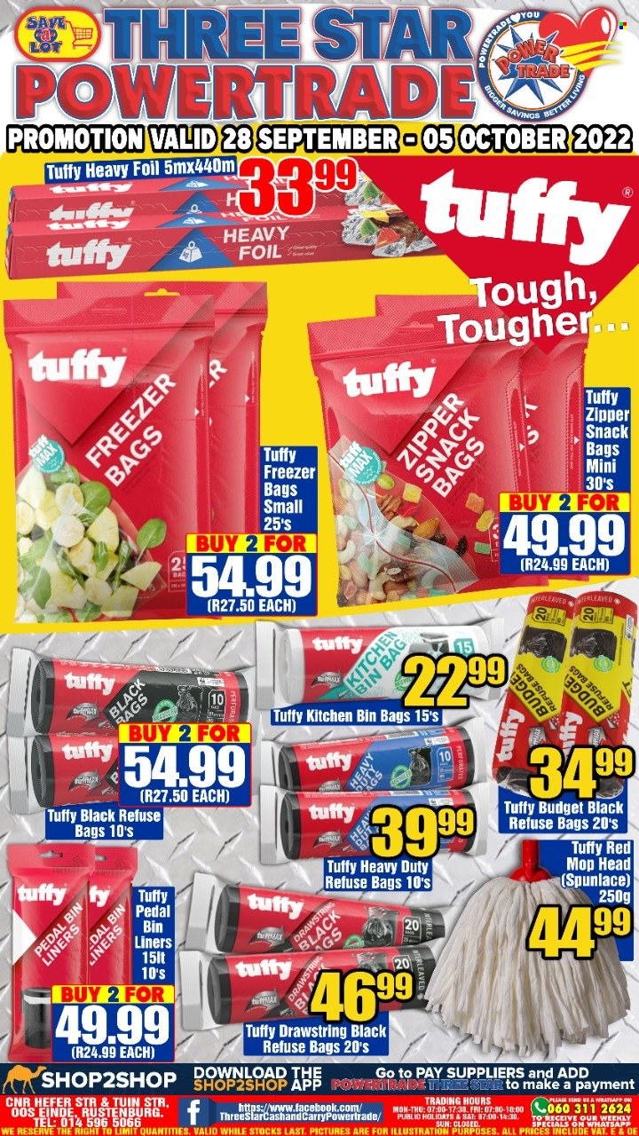 Three Star Cash and Carry specials - 28/09/2022 - 05/10/2022. Page 1