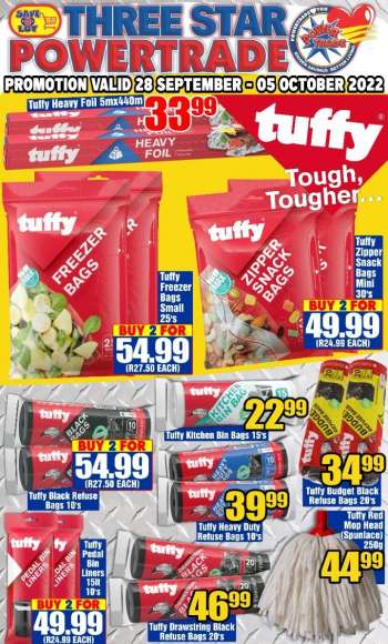 Three Star Cash and Carry catalogue  - 28/09/2022 - 05/10/2022.