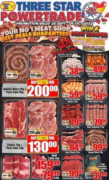 Three Star Cash and Carry catalogue  - 28/09/2022 - 06/10/2022.