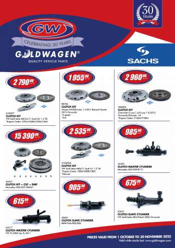 Goldwagen catalogue  - 01/10/2022 - 30/11/2022.