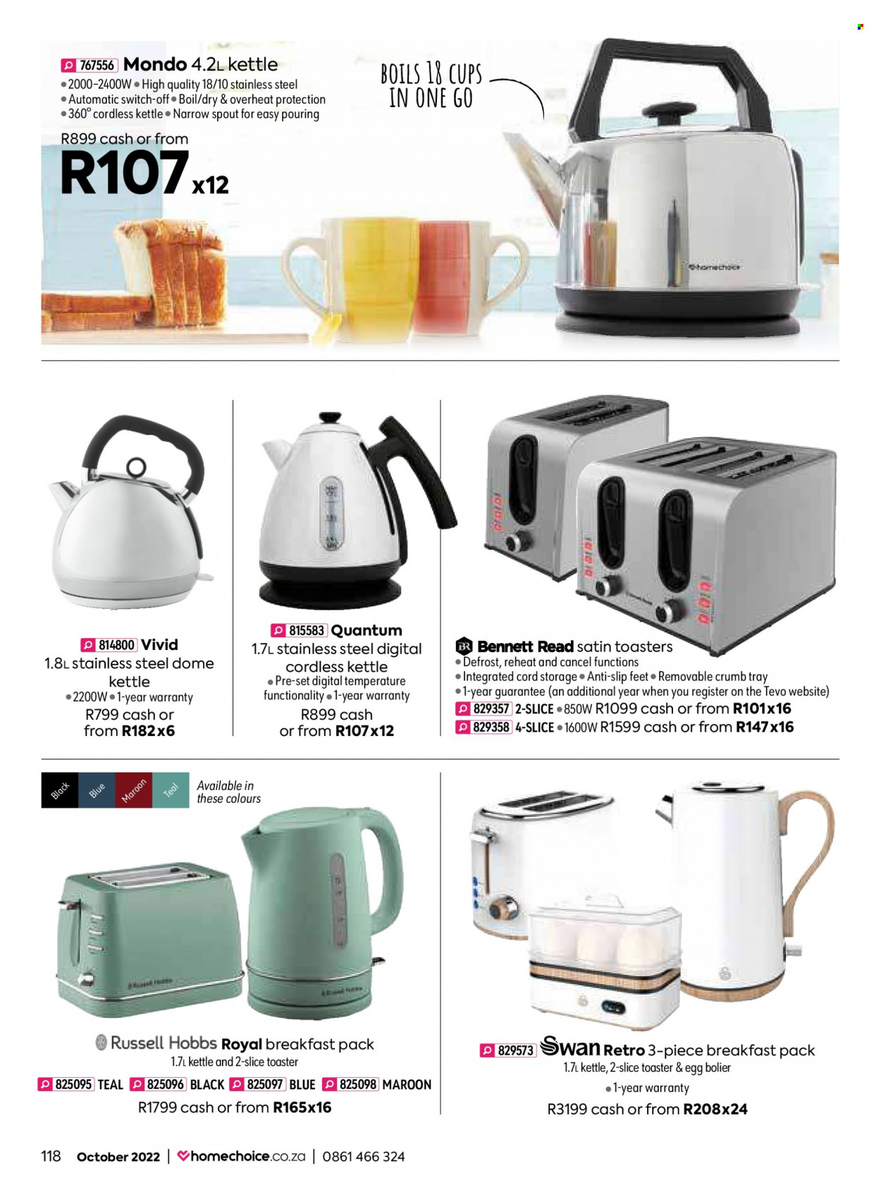 HomeChoice specials - 01/10/2022 - 31/10/2022. Page 118