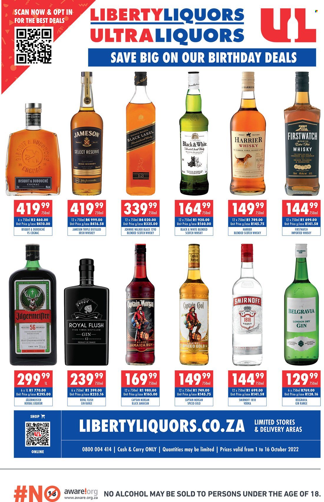 Liberty Liquors specials - 01/10/2022 - 16/10/2022. Page 1