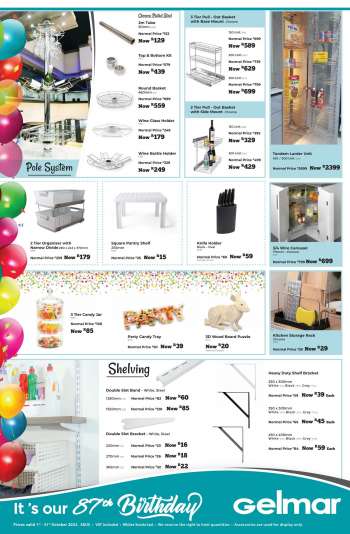 Gelmar catalogue  - 01/10/2022 - 31/10/2022.