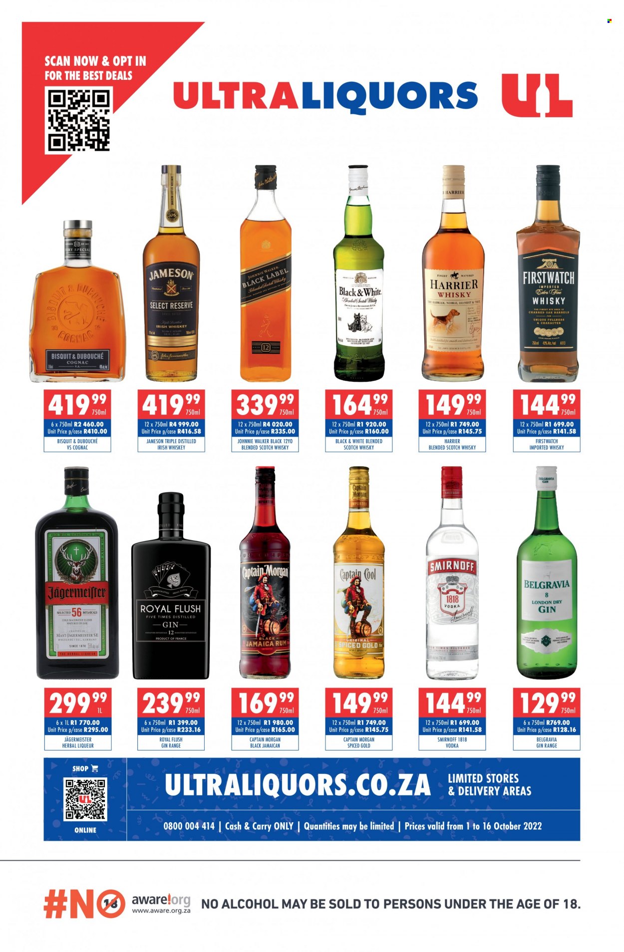 Ultra Liquors specials - 01/10/2022 - 16/10/2022. Page 1