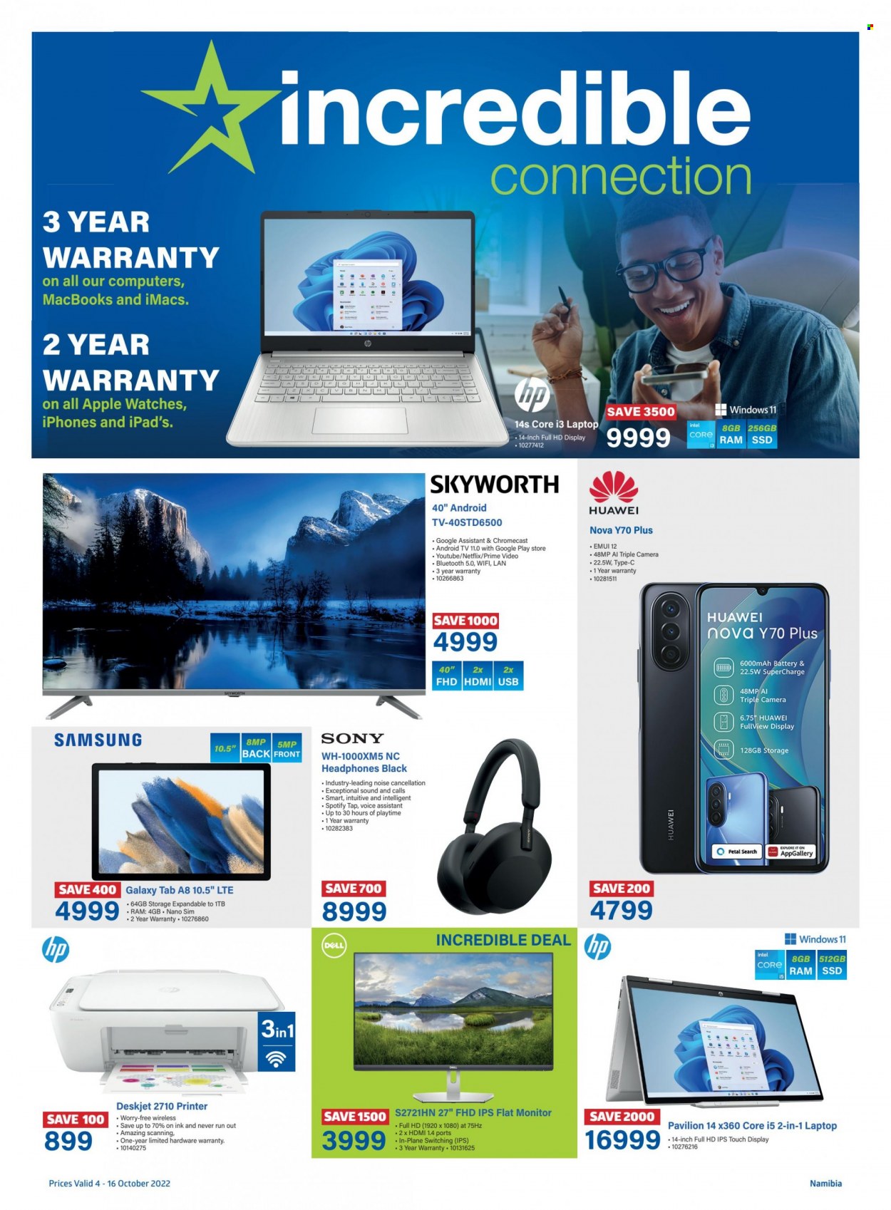 Incredible Connection specials - 04/10/2022 - 16/10/2022. Page 1