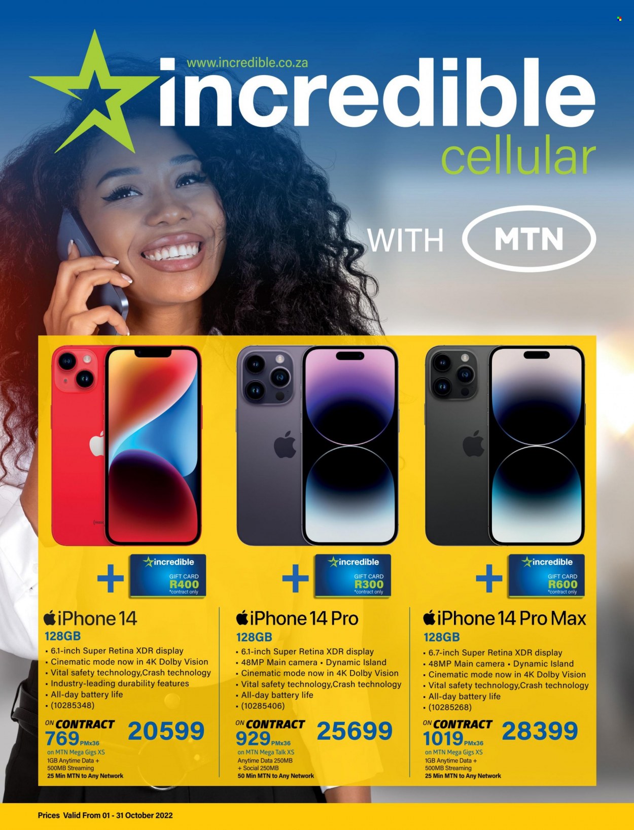 Incredible Connection specials - 01/10/2022 - 31/10/2022. Page 1