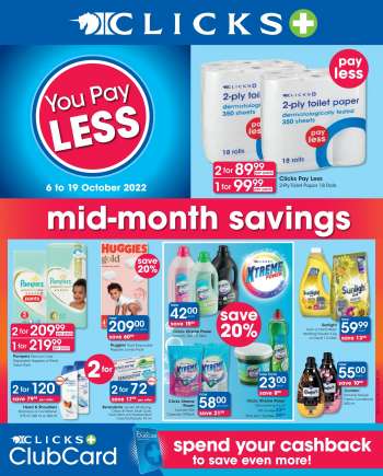 Clicks catalogue  - 06/10/2022 - 19/10/2022.