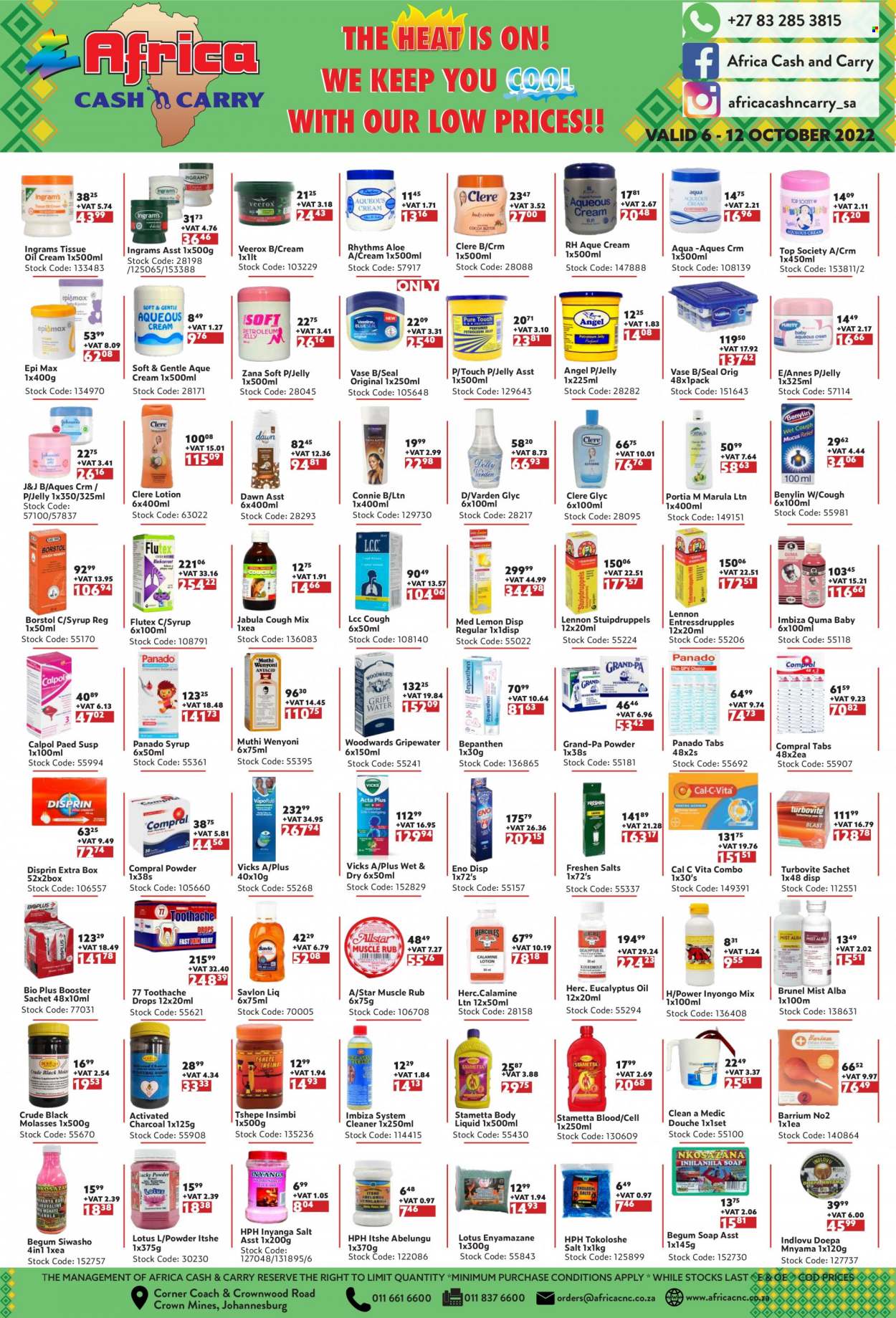 Africa Cash & Carry specials - 06/10/2022 - 12/10/2022. Page 1