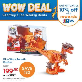 Toys R Us catalogue  - 08/10/2022 - 13/10/2022.