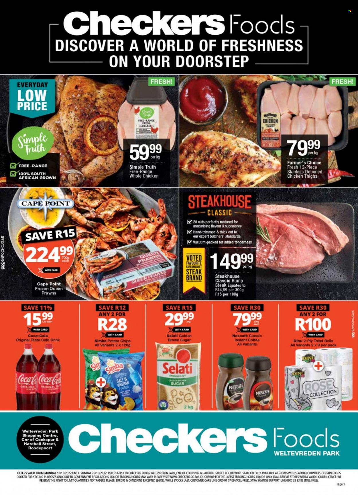 Checkers specials - 10/10/2022 - 23/10/2022. Page 1