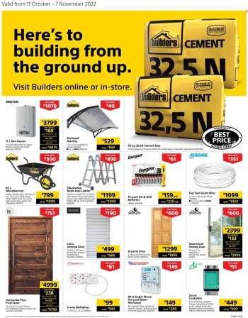 Builders catalogue  - 11/10/2022 - 07/11/2022.