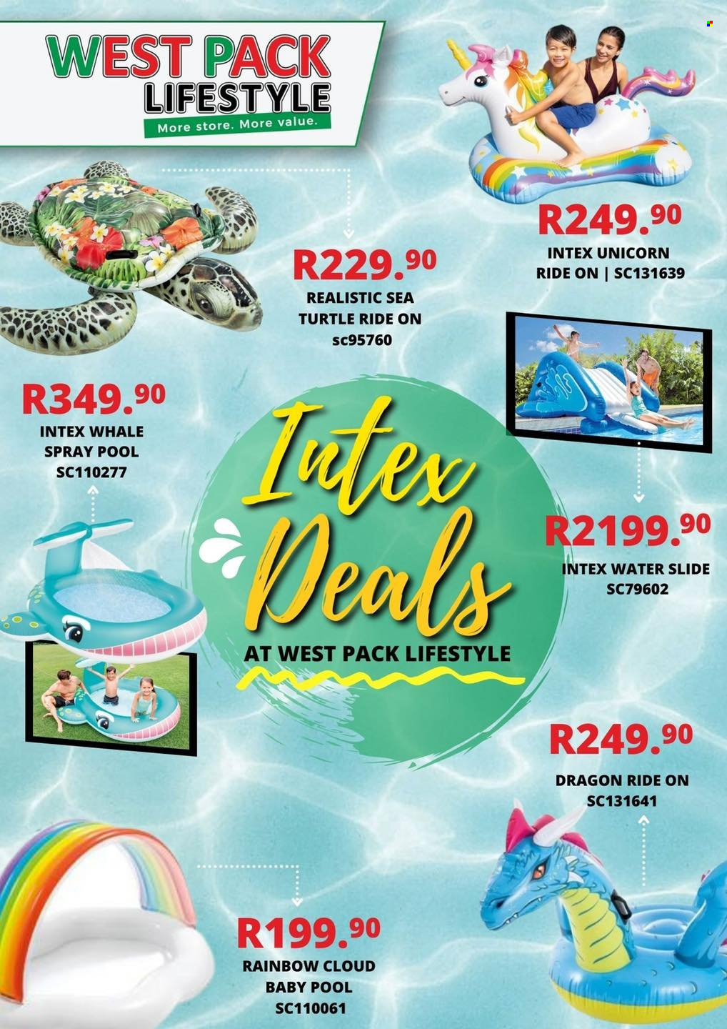 West Pack Lifestyle specials. Page 1