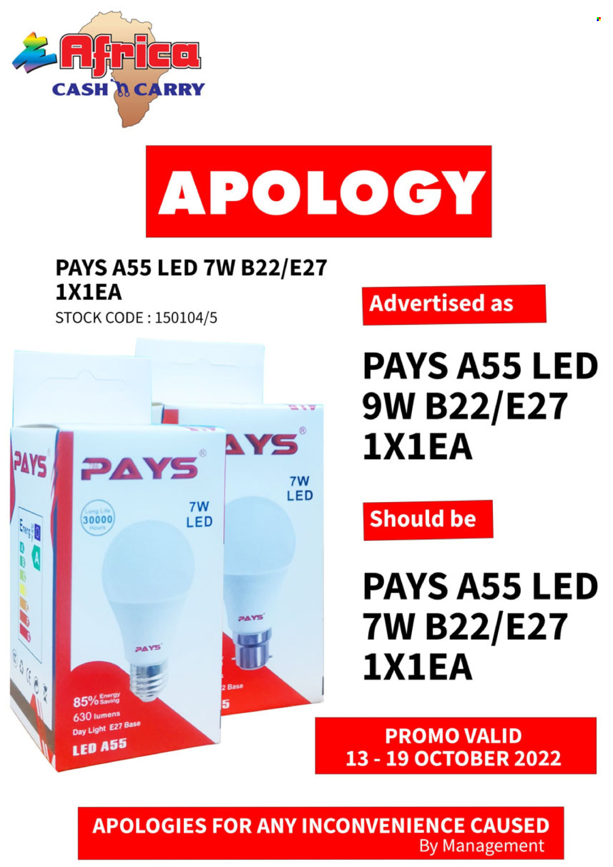 Africa Cash & Carry specials - 13/10/2022 - 19/10/2022. Page 5