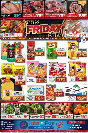 Take n Pay catalogue  - 14/10/2022 - 14/10/2022.