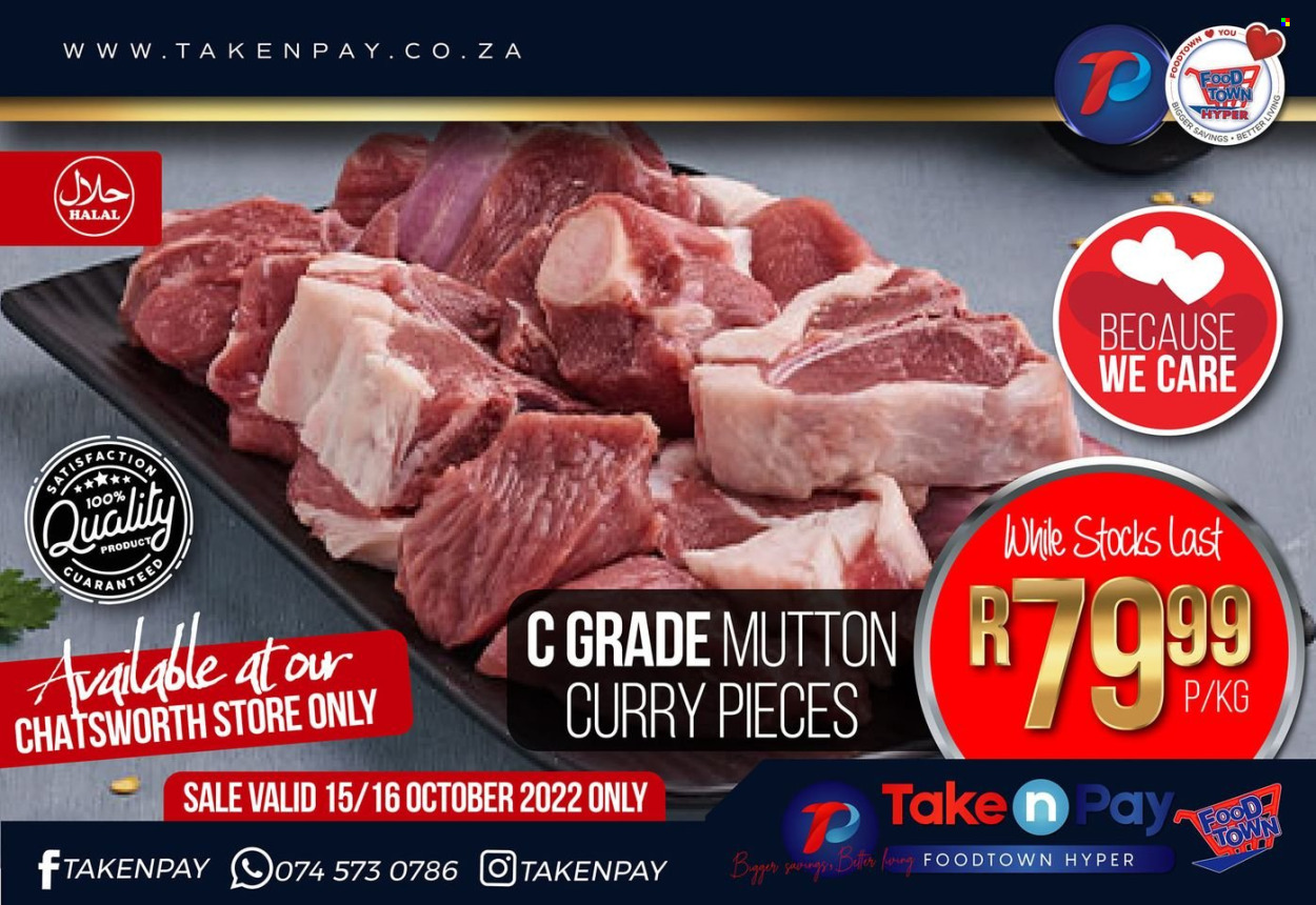 Take n Pay specials - 15/10/2022 - 16/10/2022. Page 1