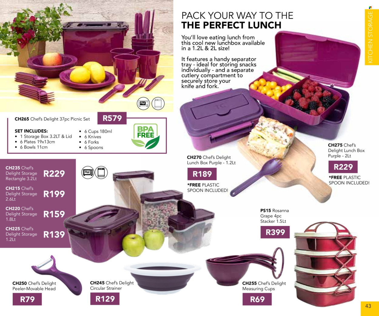 Table Charm Direct specials. Page 43