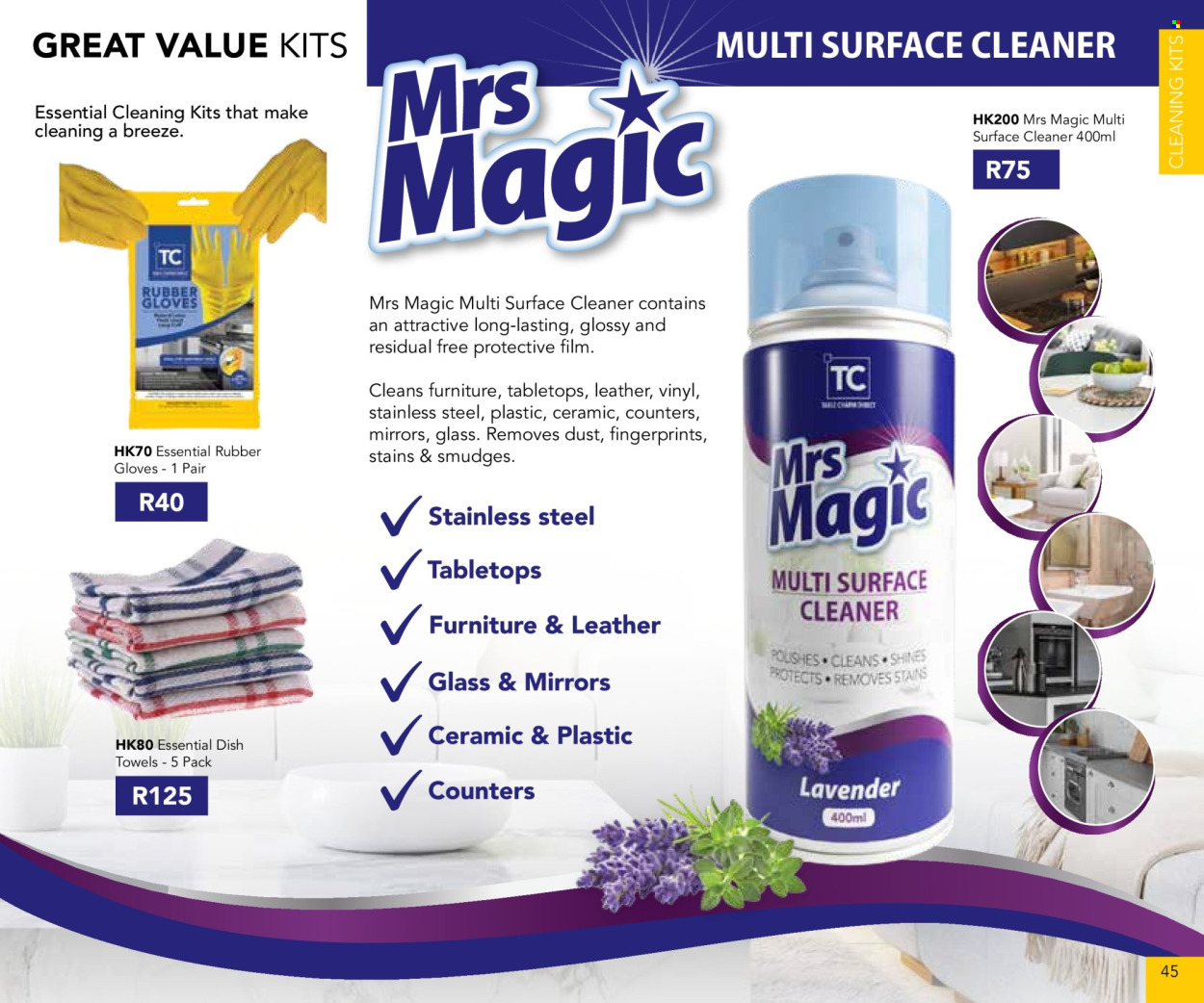 Table Charm Direct specials. Page 45