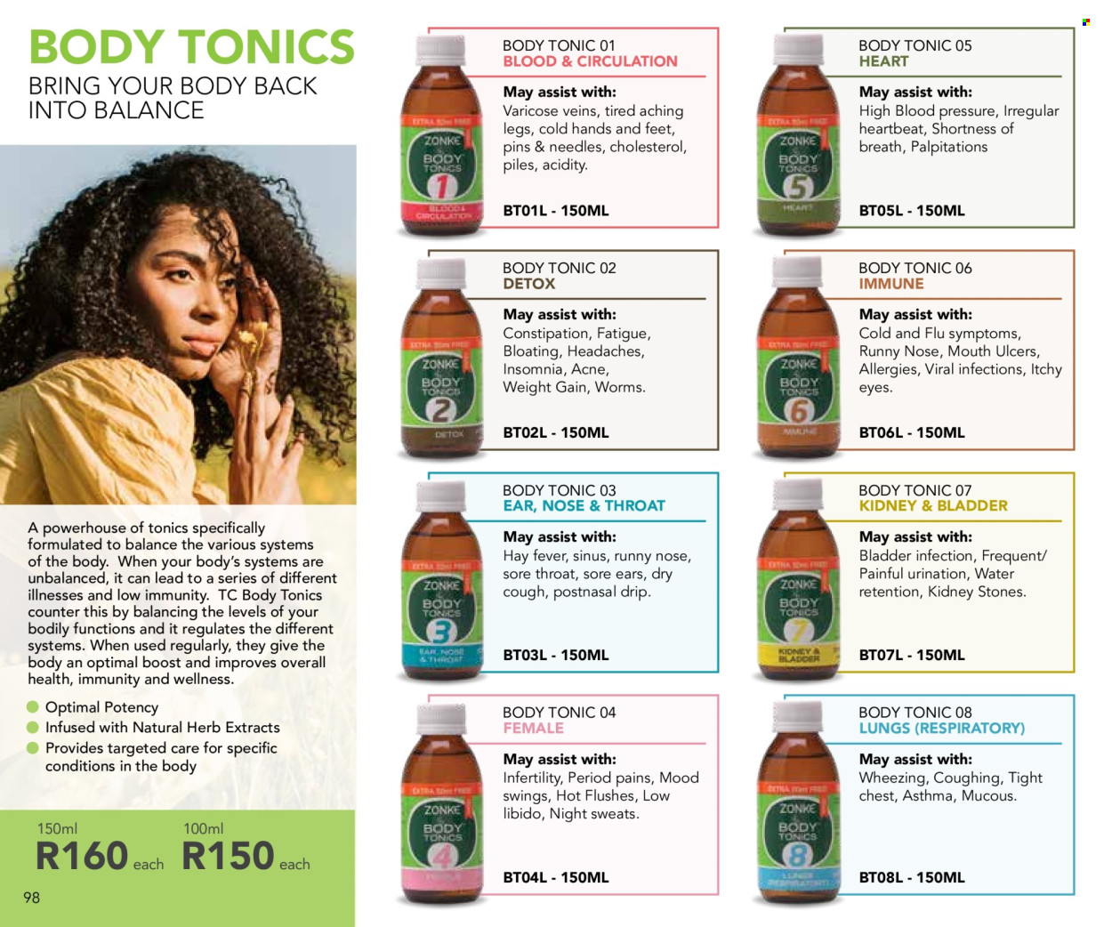 Table Charm Direct specials. Page 98