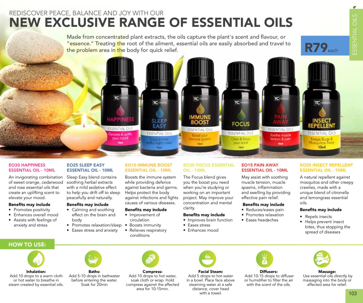 Table Charm Direct specials. Page 103