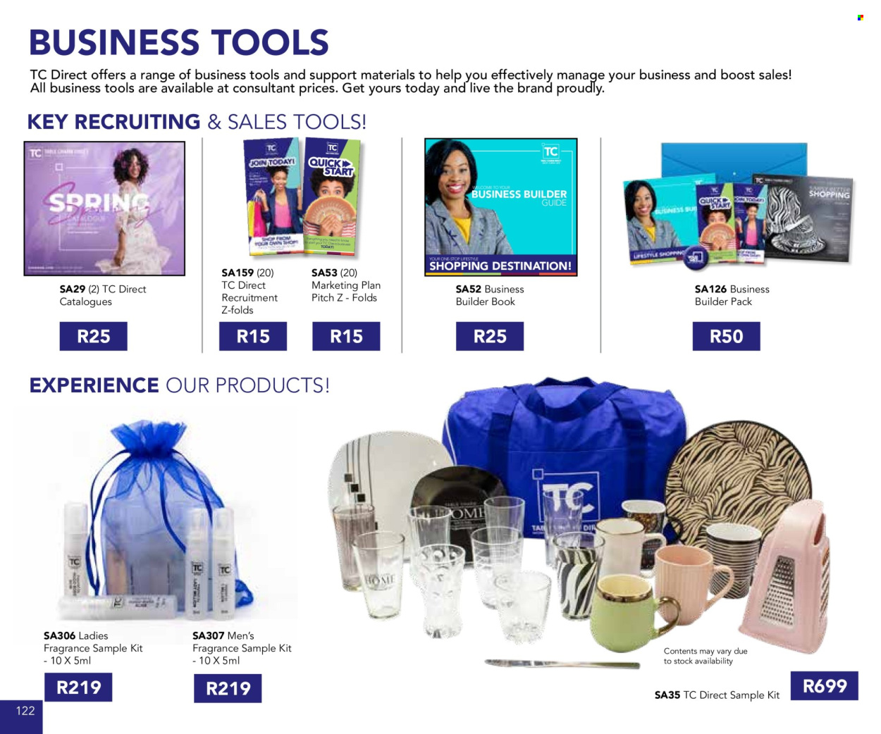 Table Charm Direct specials. Page 122