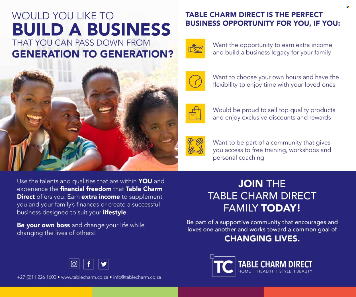 Table Charm Direct specials. Page 124