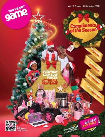 Game catalogue  - 17/10/2022 - 24/12/2022.