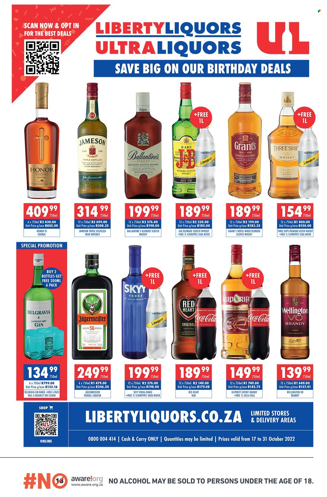 Liberty Liquors specials - 17/10/2022 - 31/10/2022. Page 1