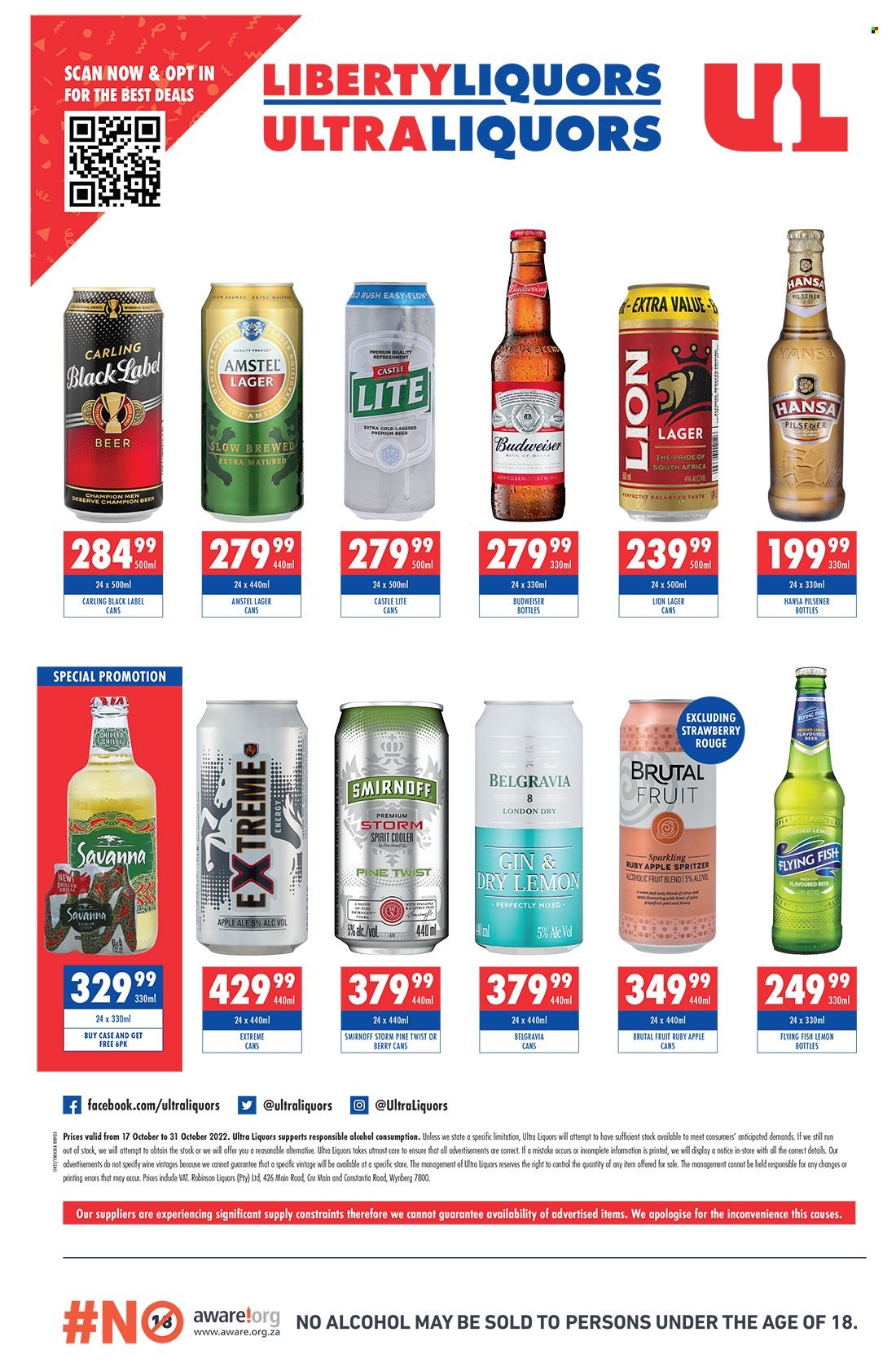 Liberty Liquors specials - 17/10/2022 - 31/10/2022. Page 4
