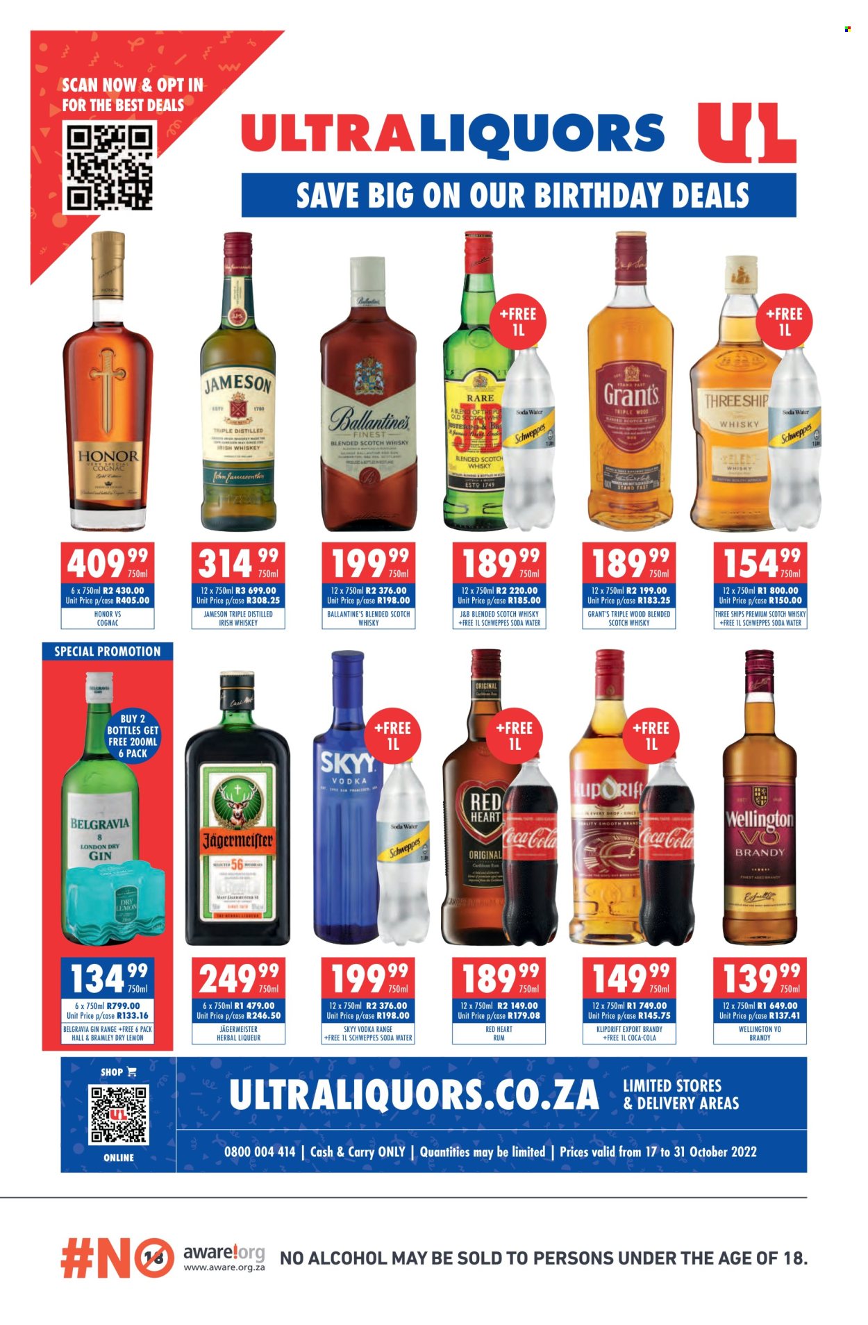 Ultra Liquors specials - 17/10/2022 - 31/10/2022. Page 1