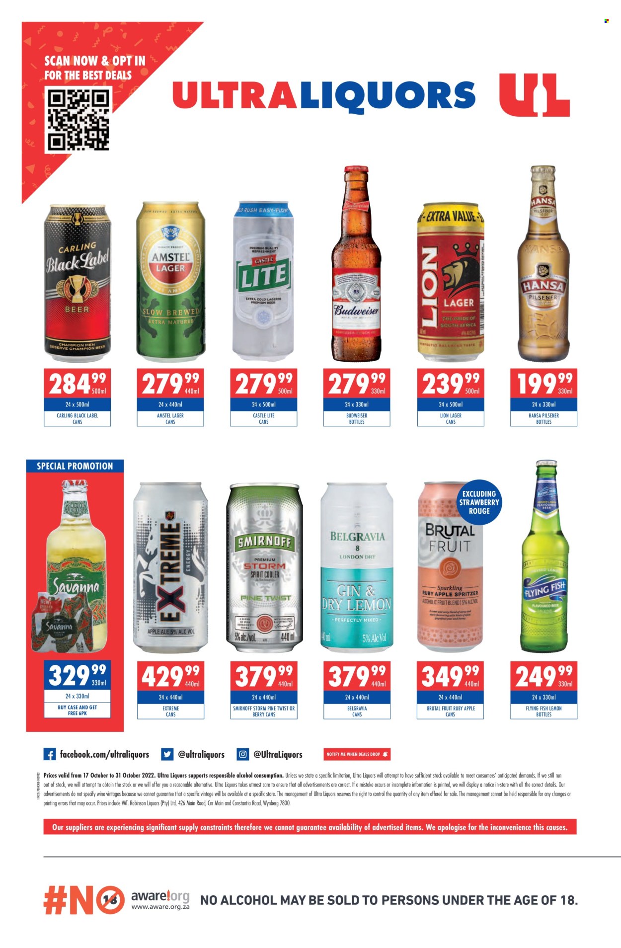 Ultra Liquors specials - 17/10/2022 - 31/10/2022. Page 4
