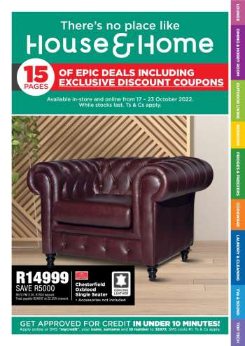 House & Home catalogue  - 17/10/2022 - 23/10/2022.