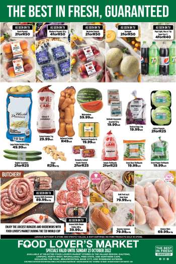 Food Lover's Market catalogue  - 17/10/2022 - 23/10/2022.