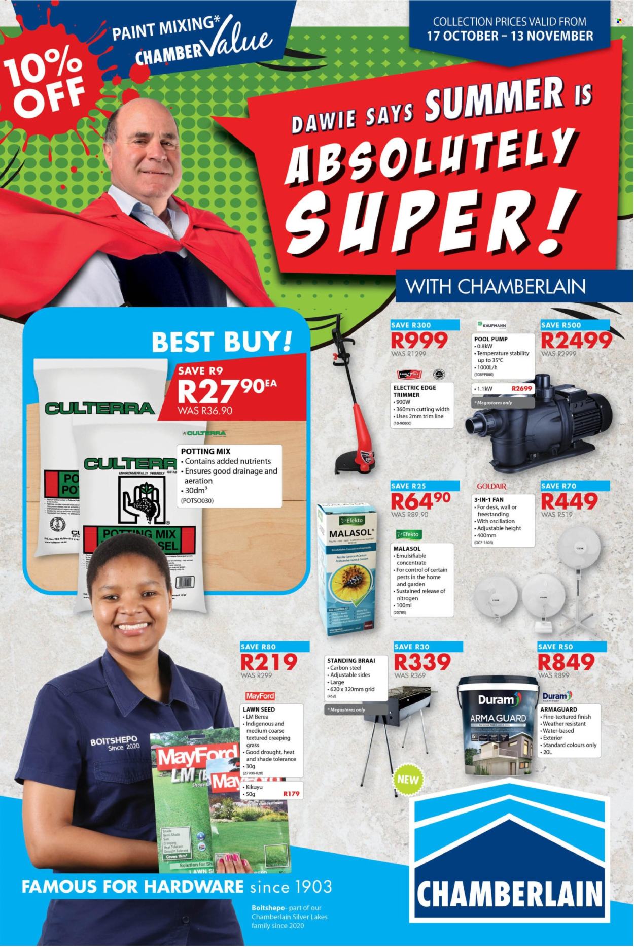 Chamberlain specials - 17/10/2022 - 13/11/2022. Page 1