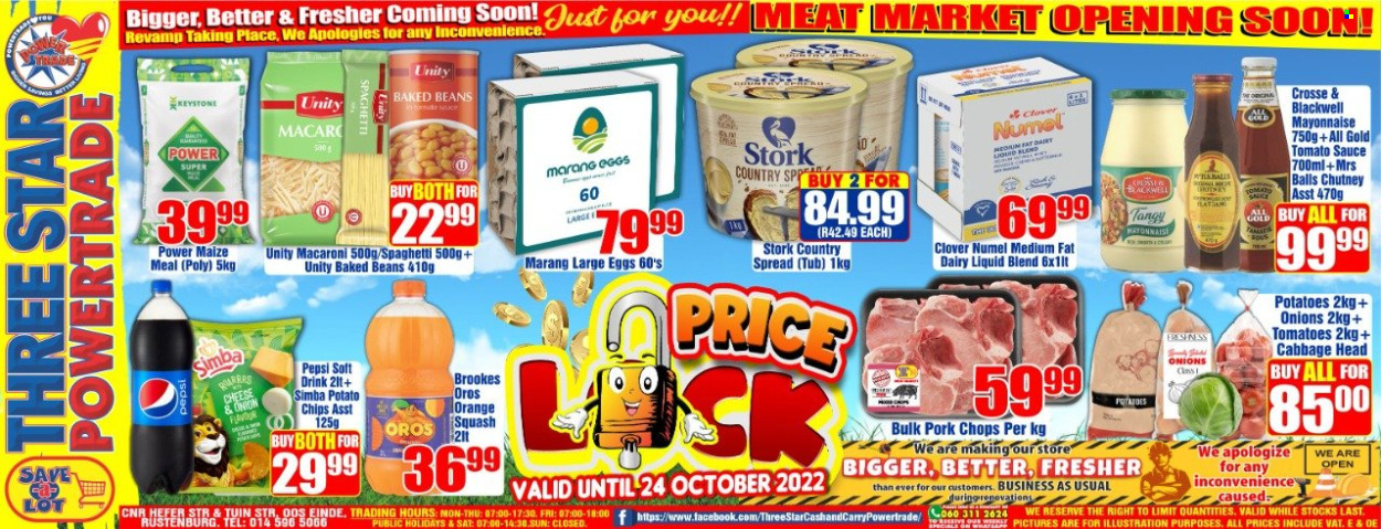Three Star Cash and Carry specials - 18/10/2022 - 24/10/2022. Page 1