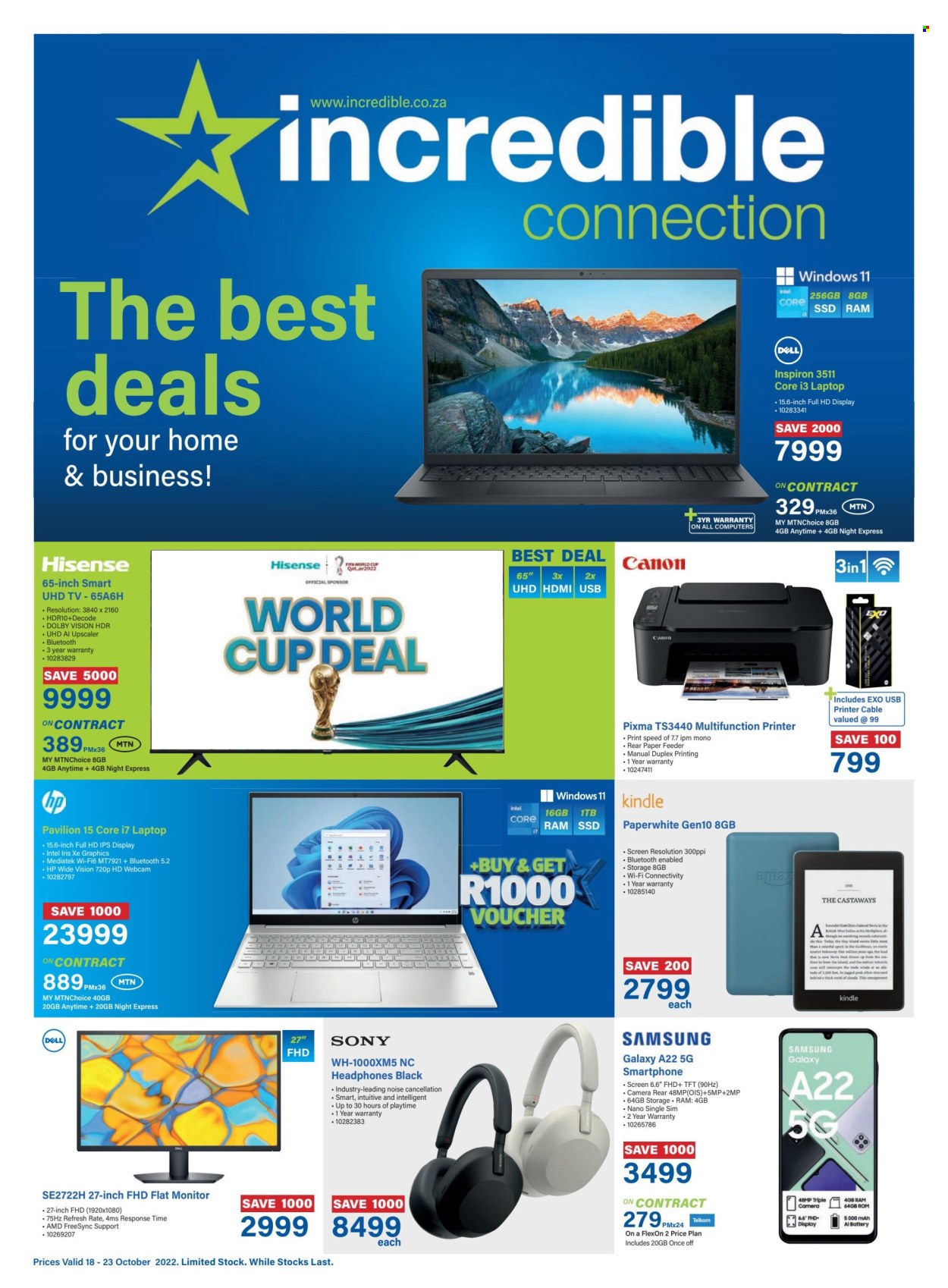 Incredible Connection specials - 18/10/2022 - 23/10/2022. Page 1