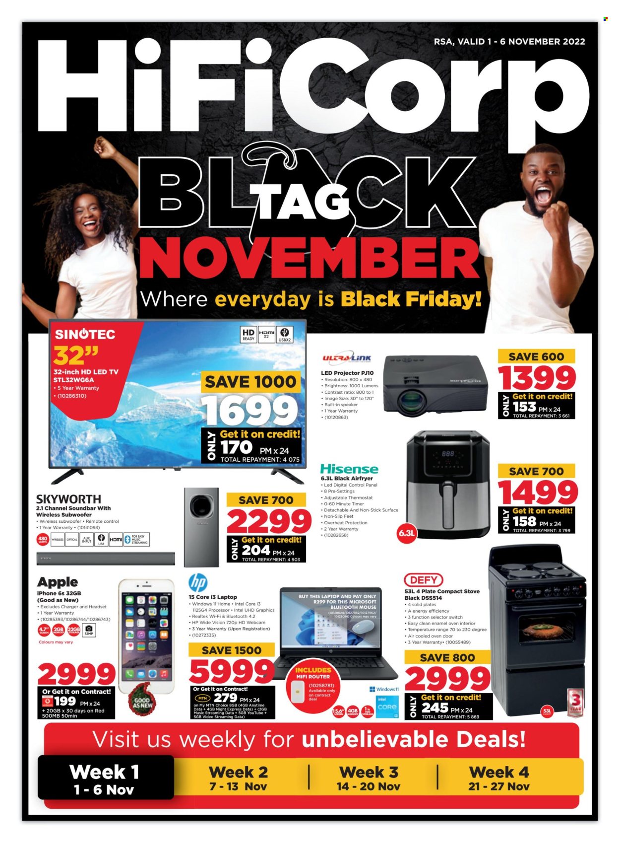 HiFi Corp specials - 01/11/2022 - 06/11/2022. Page 1