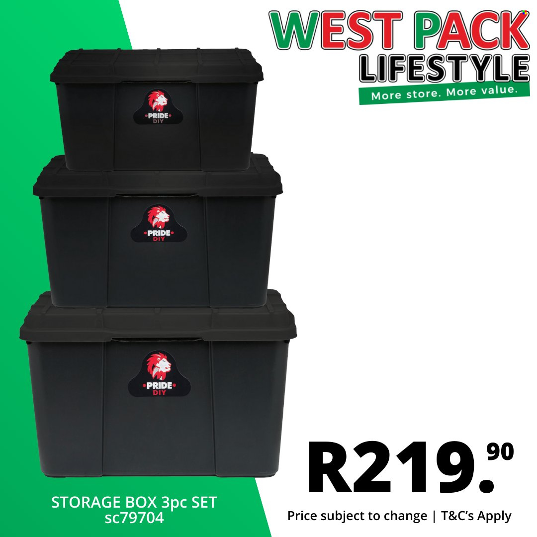 West Pack Lifestyle specials. Page 7