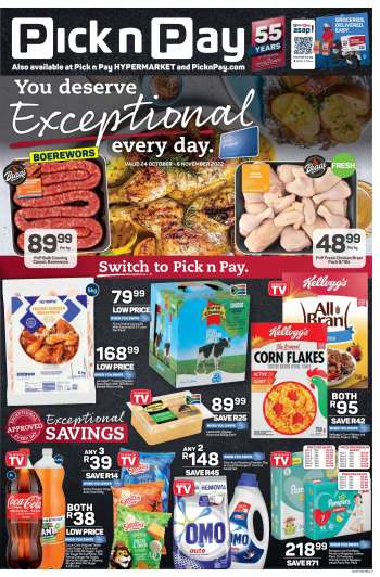 Pick n Pay catalogue  - 24/10/2022 - 06/11/2022.