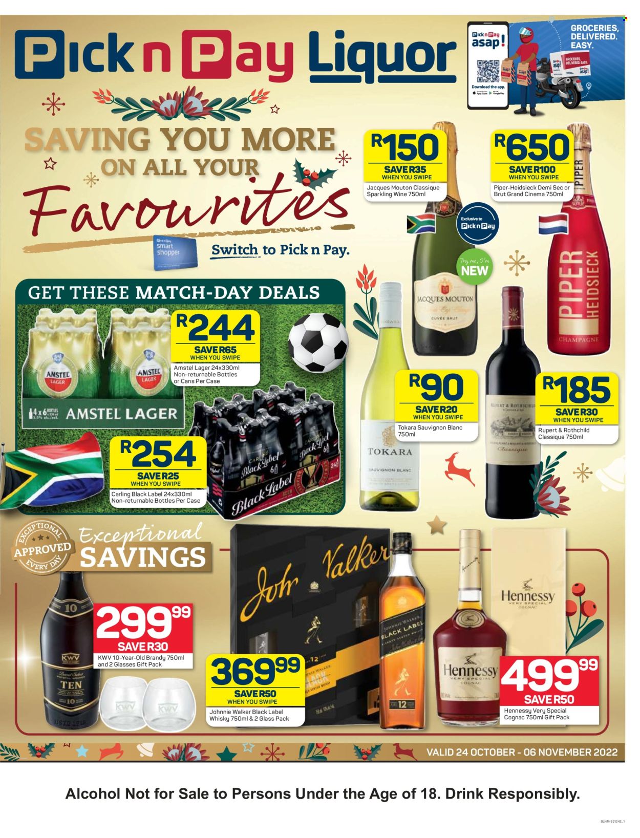 Pick n Pay Liquor specials - 24/10/2022 - 06/11/2022. Page 1