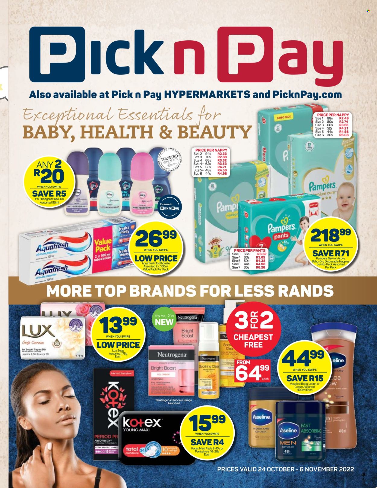 Pick n Pay specials - 24/10/2022 - 06/11/2022. Page 1
