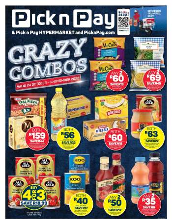 Pick n Pay catalogue  - 24/10/2022 - 06/11/2022.