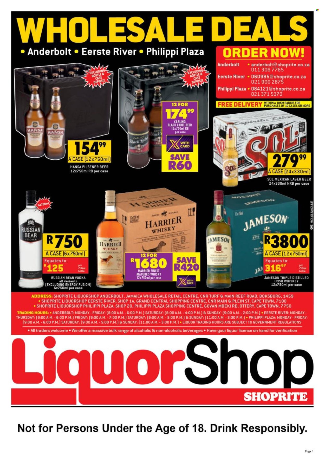 Shoprite specials - 24/10/2022 - 06/11/2022. Page 1
