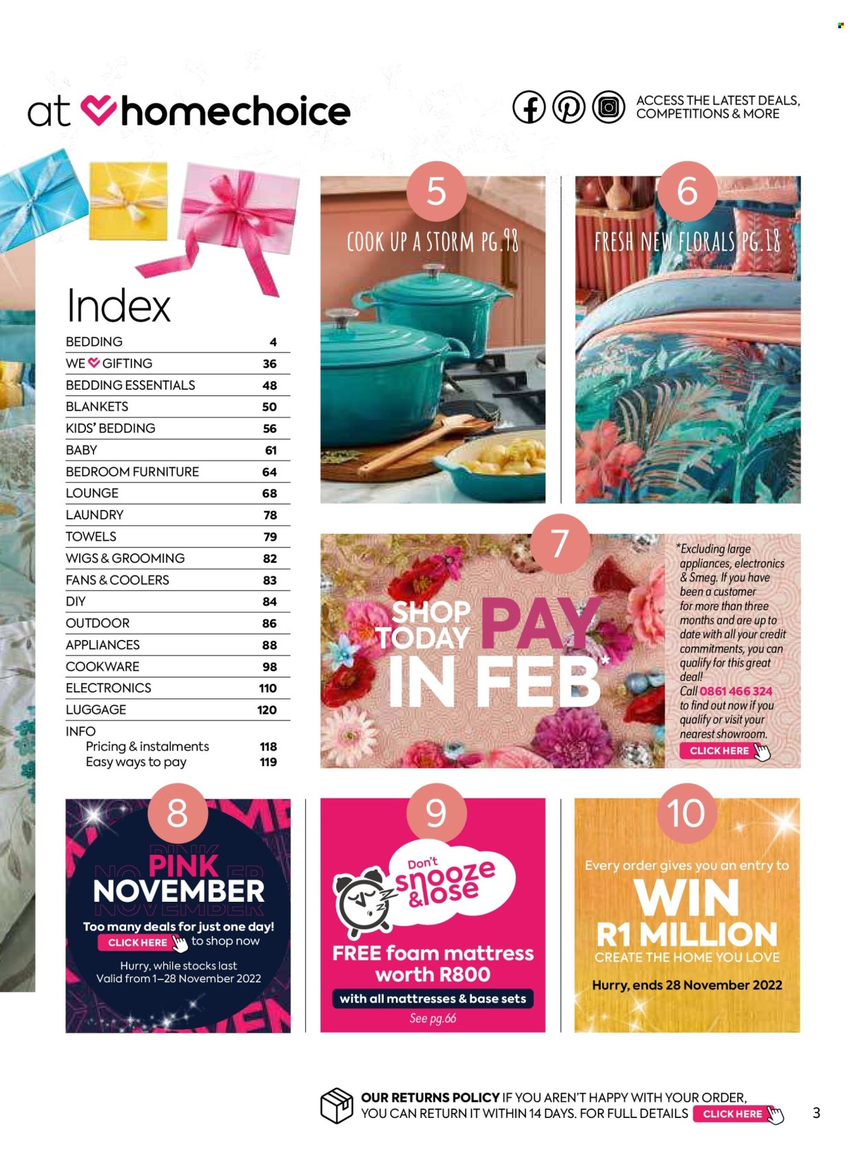 HomeChoice specials - 01/11/2022 - 30/11/2022. Page 3
