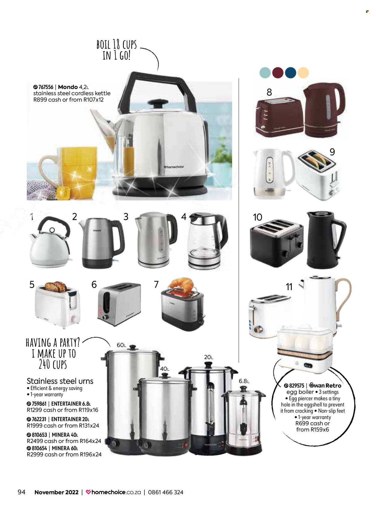 HomeChoice specials - 01/11/2022 - 30/11/2022. Page 94