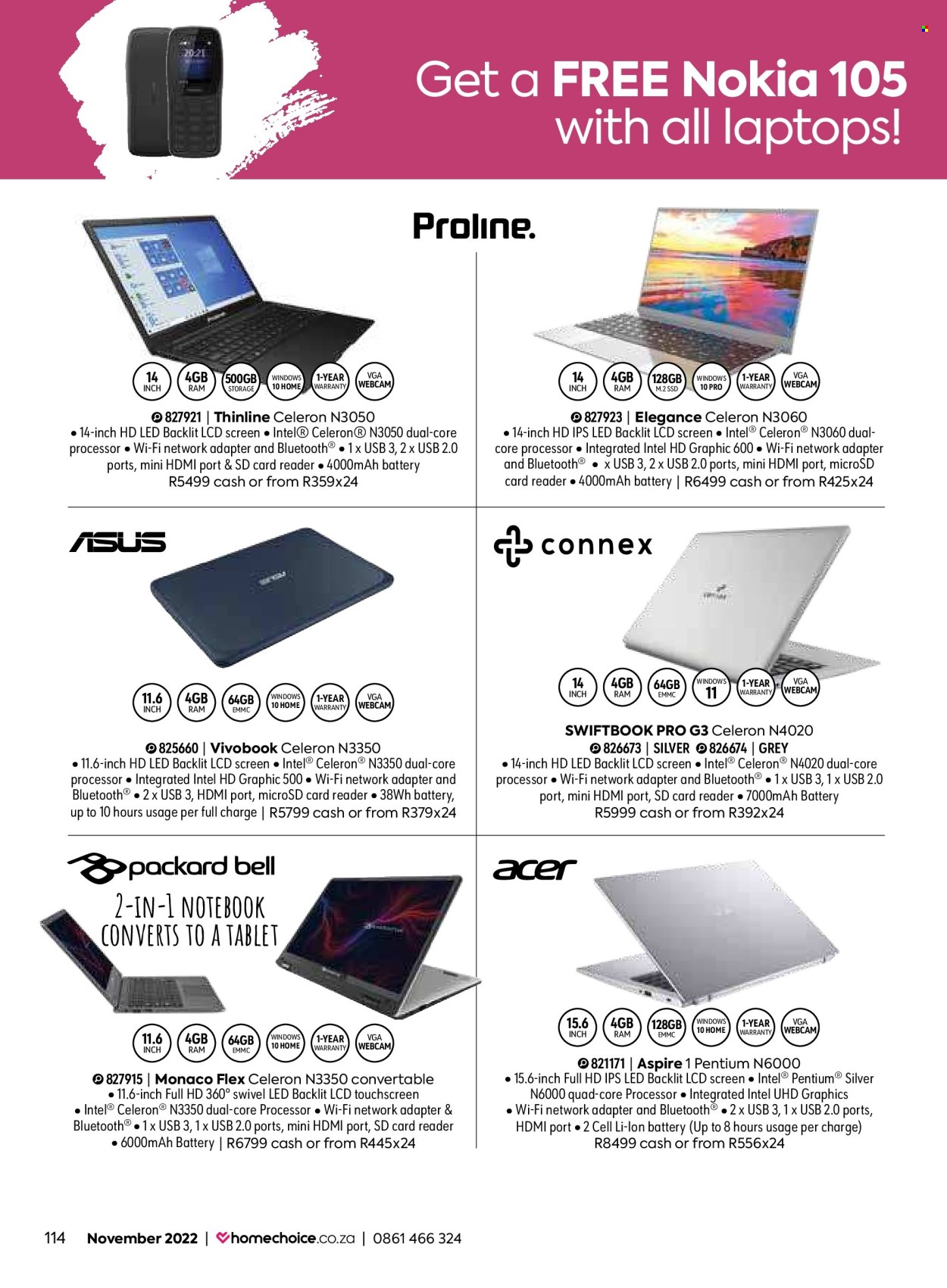 HomeChoice specials - 01/11/2022 - 30/11/2022. Page 114