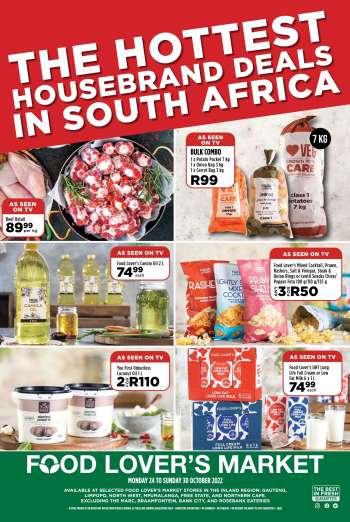 Food Lover's Market catalogue  - 24/10/2022 - 30/10/2022.