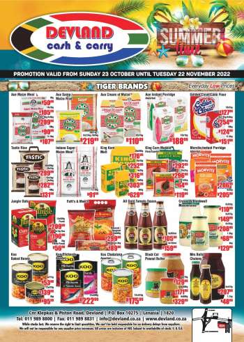 Devland catalogue  - 23/10/2022 - 22/11/2022.