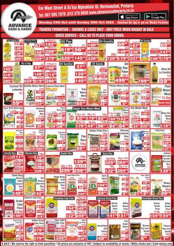 Advance Cash & Carry catalogue  - 24/10/2022 - 30/10/2022.