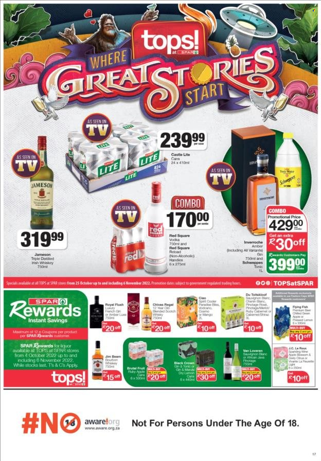 TOPS at SPAR specials - 25/10/2022 - 06/11/2022. Page 1