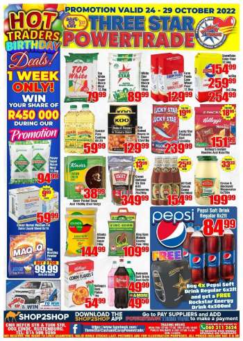 Three Star Cash and Carry catalogue  - 24/10/2022 - 29/10/2022.